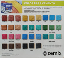 Cargar imagen en el visor de la galería, Color para cemento | COLOR: Negro
